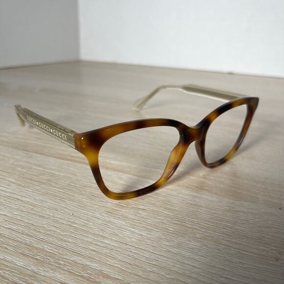 Gucci Accessories - Gucci GG0566O 002 Eyeglasses Square Havan White Crystal 52-18-140 Frames Only